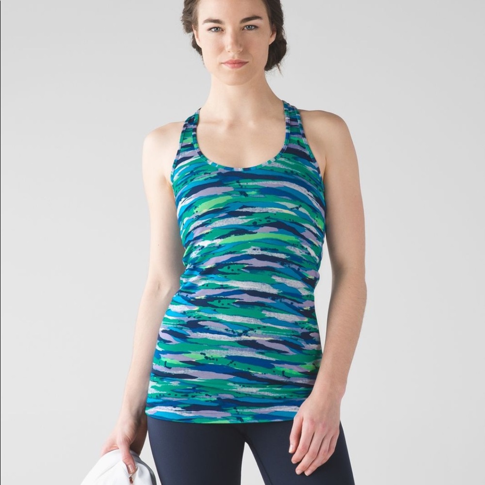 Lululemon Cool Racerback- seven wonders multi